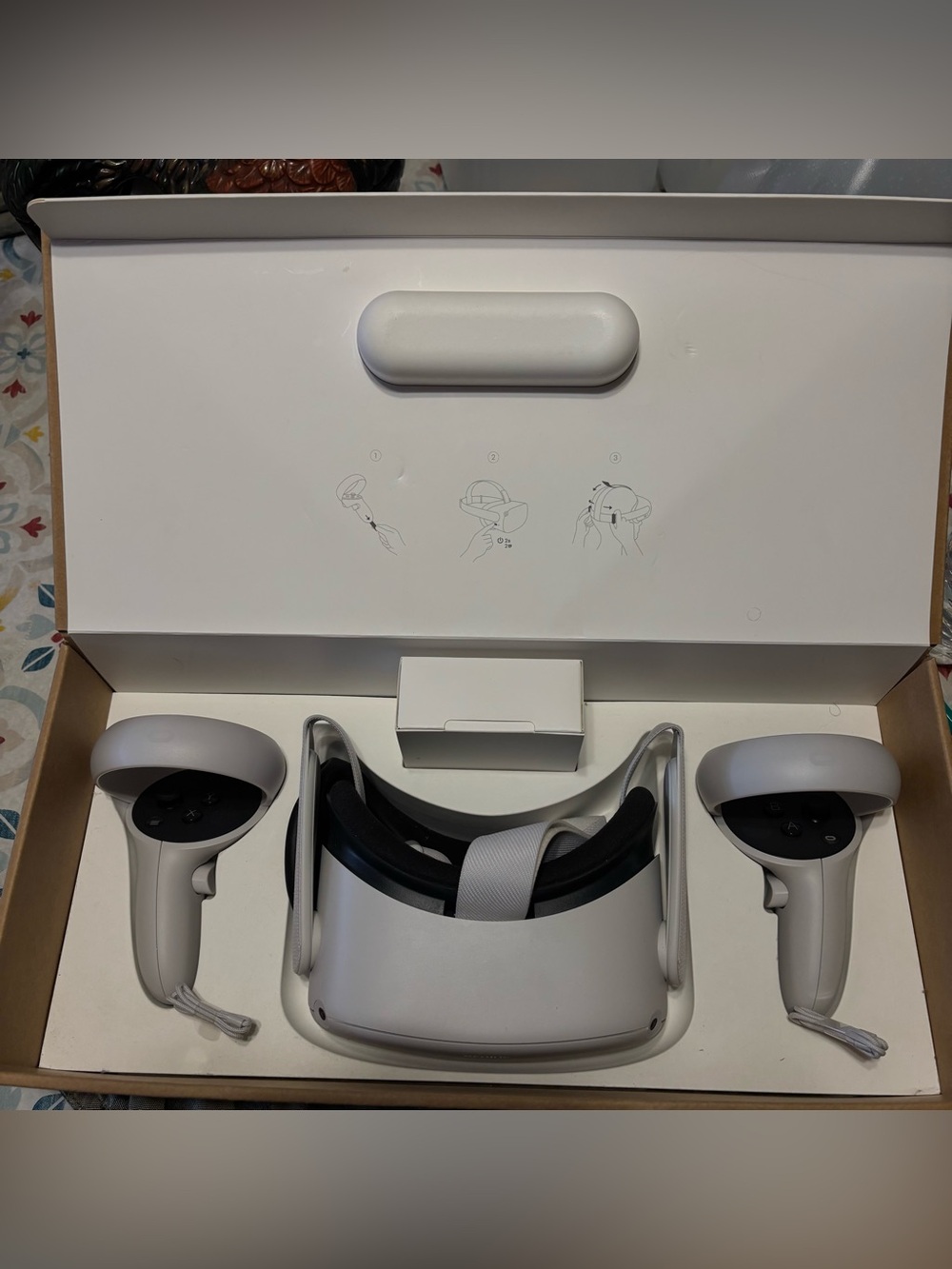 Oculus Meta Quest 2 VR Headset with Touch Controllers - White